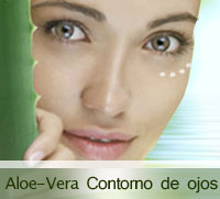 Aloe-Vera gel para el contorno de los ojos