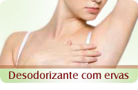 desodorizante com ervas