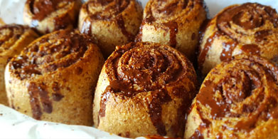 Receta de Cinnamon Rolls saludables
