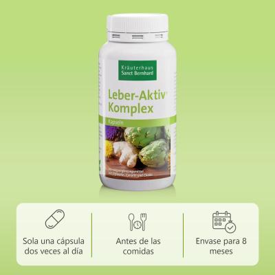 Leber Aktiv Complex Cápsulas