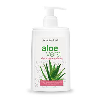Aloe-Vera Gel para limpiar la cara