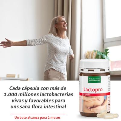 Cápsulas probióticas LactoPro