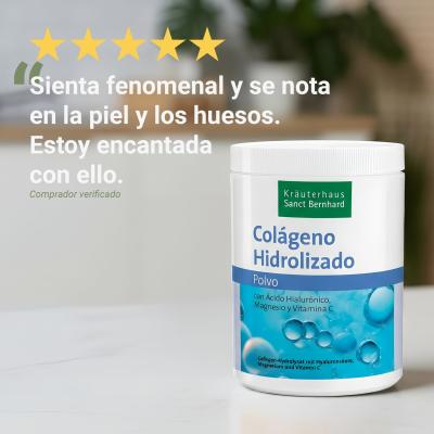 Colágeno hidrolizado con Ácido Hialurónico, Magnesio y Vitamina C
