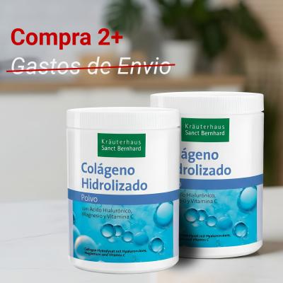 Colágeno hidrolizado con Ácido Hialurónico, Magnesio y Vitamina C