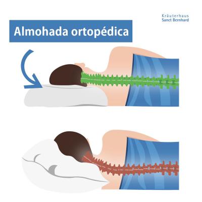 Almohada ortopédica para las cervicales