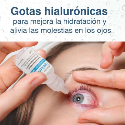 Gotas hialurónicas para los ojos