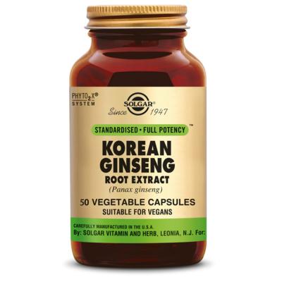 Cebanatural Ginseng Rojo Coreano Solgar