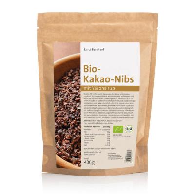 Cebanatural Cacao-Nibs con Sirope de Yacón Bio