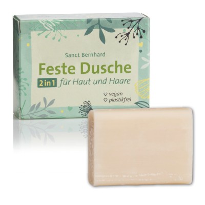 Cebanatural Feste Dusche 2 in 1 für Haut und Haare