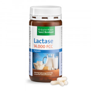 Lactase-Enzimas FORTE, con 14.000 FCC