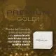 Textura ligera de la crema facial de noche Premium Gold con oro, de rápida absorción y sin sensación grasa