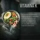 Cápsula de vitamina K2 MK-7 de fermentación natural, 1 cápsula al día