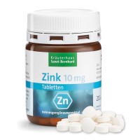 Comprimidos de zinco 10 mg