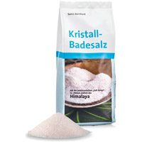 Sal de cristal para el baño