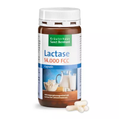 Lactase-Enzimas FORTE, con 14.000 FCC