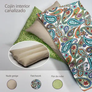 Almofada térmica com sementes de milheto e alfazema