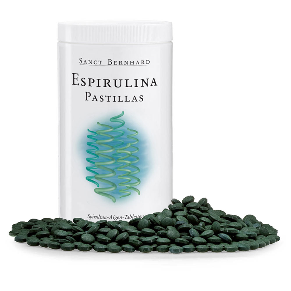 Espirulina platenses alga 100% natural en pastillas